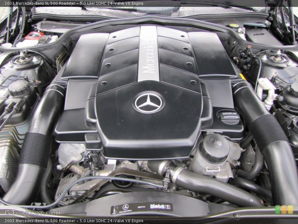5.0 Liter SOHC 24-Valve V8 Engine for the 2003 Mercedes-Benz SL #46518336