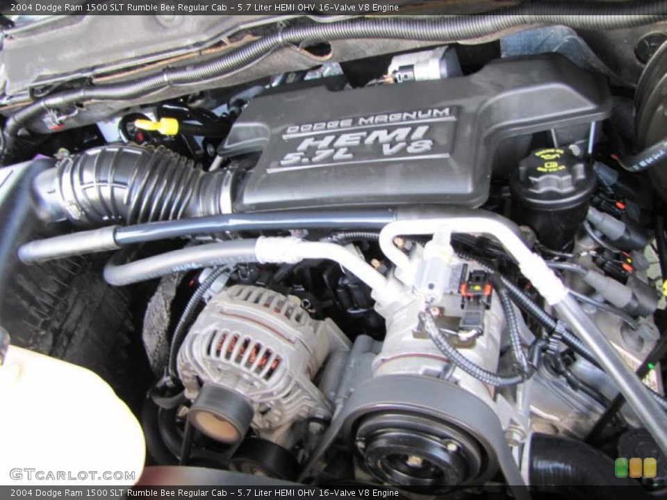 5.7 Liter HEMI OHV 16-Valve V8 Engine for the 2004 Dodge Ram 1500 #46518780