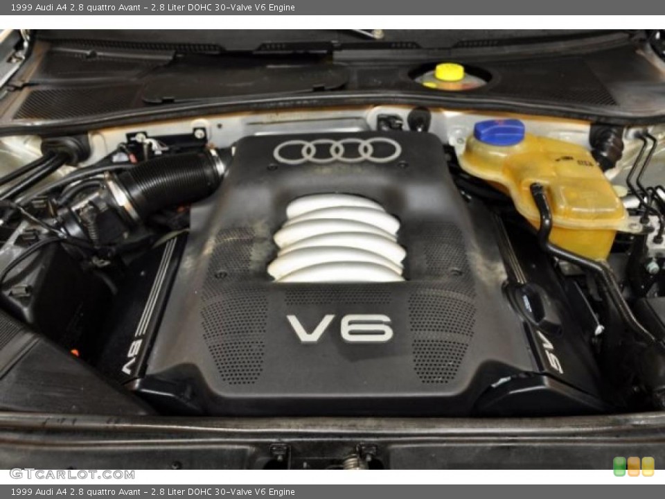 2.8 Liter DOHC 30-Valve V6 1999 Audi A4 Engine