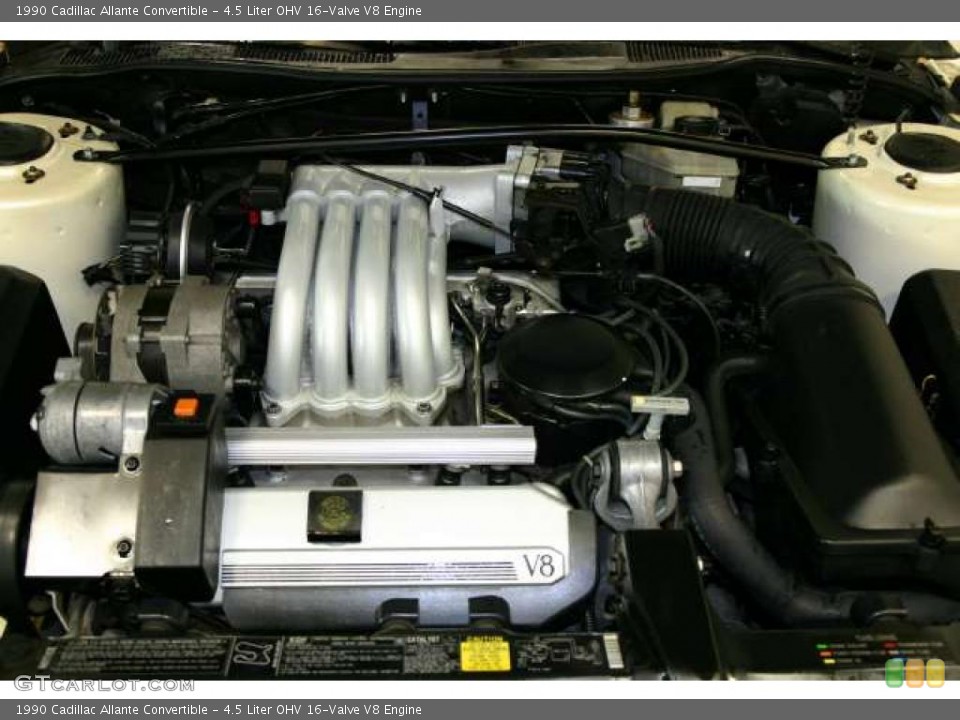 4.5 Liter OHV 16-Valve V8 1990 Cadillac Allante Engine