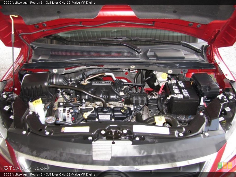 3.8 Liter OHV 12-Valve V6 Engine for the 2009 Volkswagen Routan #46533525
