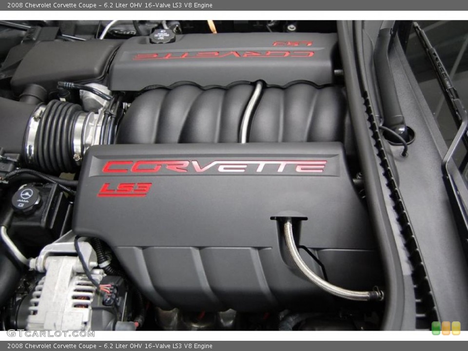 6.2 Liter OHV 16-Valve LS3 V8 Engine for the 2008 Chevrolet Corvette #46534767