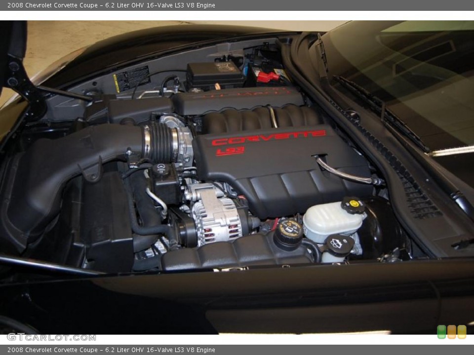 6.2 Liter OHV 16-Valve LS3 V8 Engine for the 2008 Chevrolet Corvette #46534782