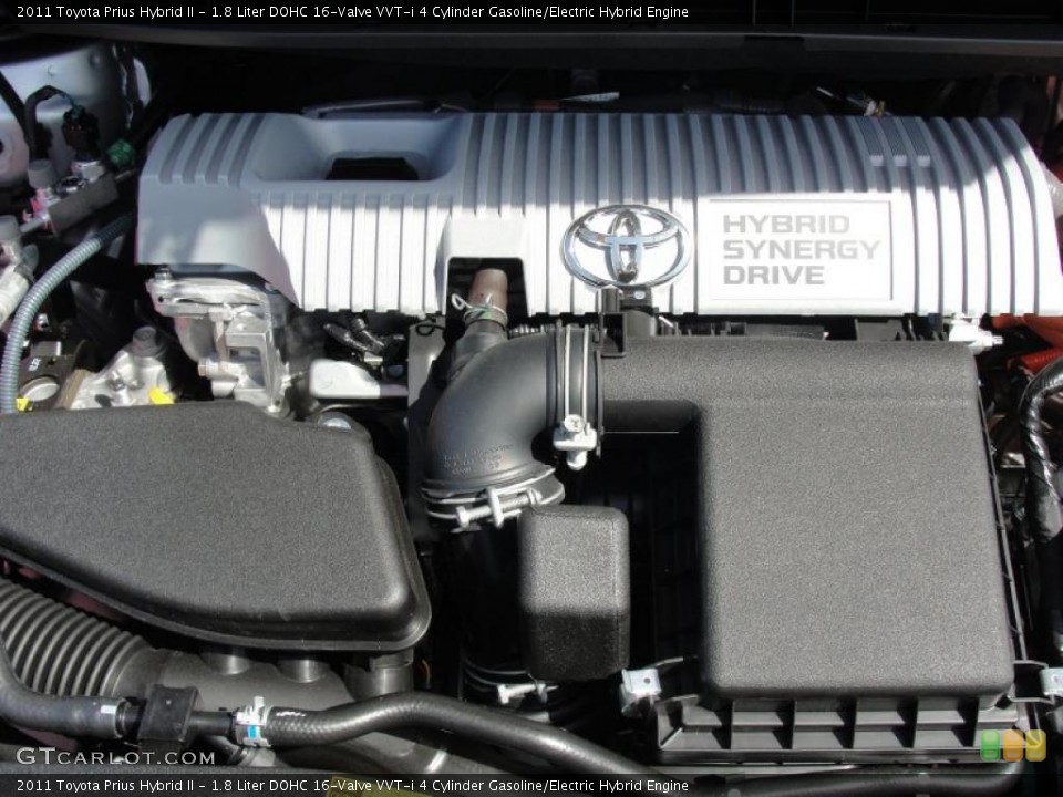1.8 Liter DOHC 16-Valve VVT-i 4 Cylinder Gasoline/Electric Hybrid Engine for the 2011 Toyota Prius #46537863