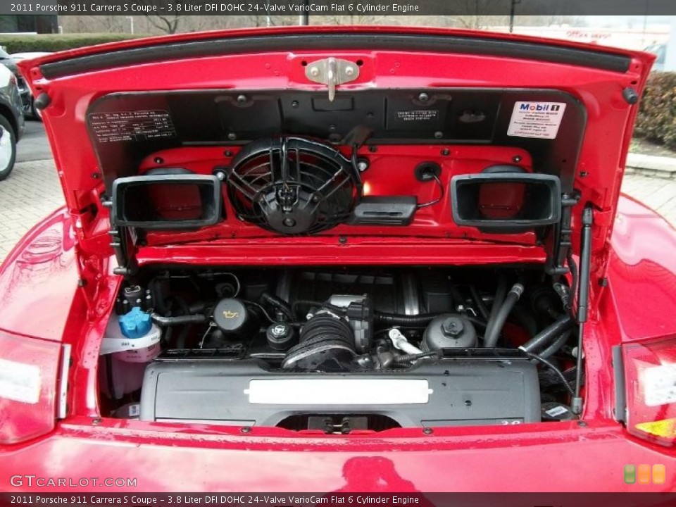 3.8 Liter DFI DOHC 24-Valve VarioCam Flat 6 Cylinder Engine for the 2011 Porsche 911 #46549049