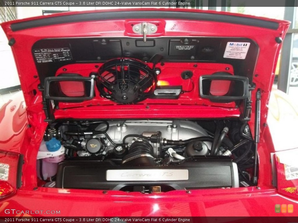 3.8 Liter DFI DOHC 24-Valve VarioCam Flat 6 Cylinder Engine for the 2011 Porsche 911 #46553297