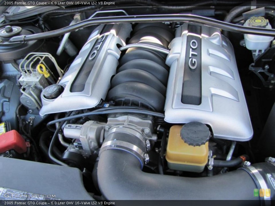 6.0 Liter OHV 16-Valve LS2 V8 Engine for the 2005 Pontiac GTO #46558971