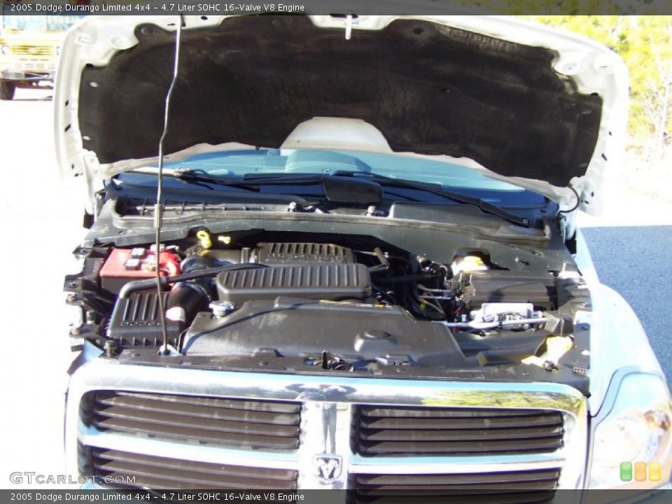 4.7 Liter SOHC 16-Valve V8 Engine for the 2005 Dodge Durango #46558992