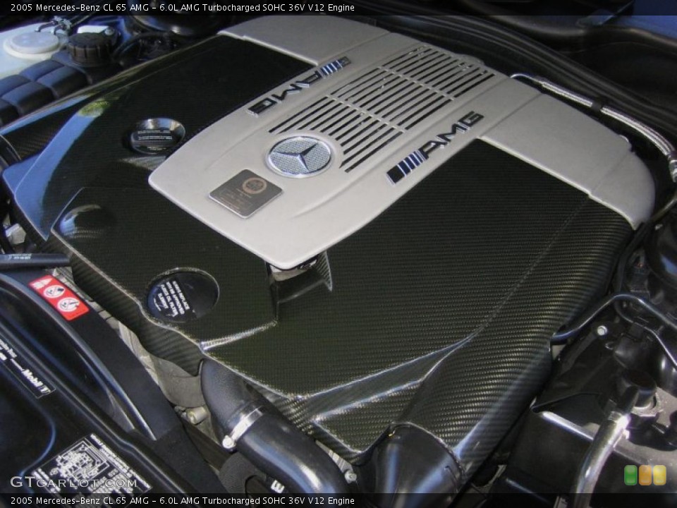 6.0L AMG Turbocharged SOHC 36V V12 Engine for the 2005 Mercedes-Benz CL #46560171