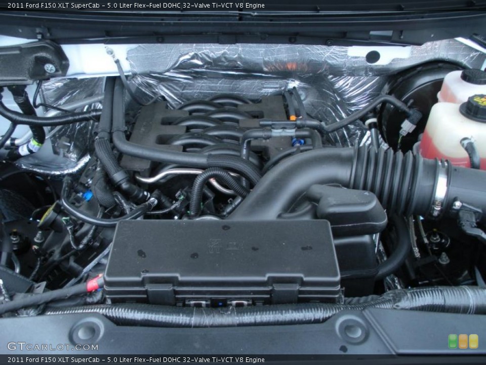 5.0 Liter Flex-Fuel DOHC 32-Valve Ti-VCT V8 Engine for the 2011 Ford F150 #46560960