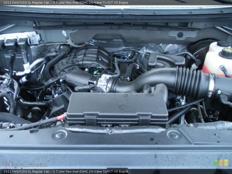 3.7 Liter Flex-Fuel DOHC 24-Valve Ti-VCT V6 Engine for the 2011 Ford F150 #46561491