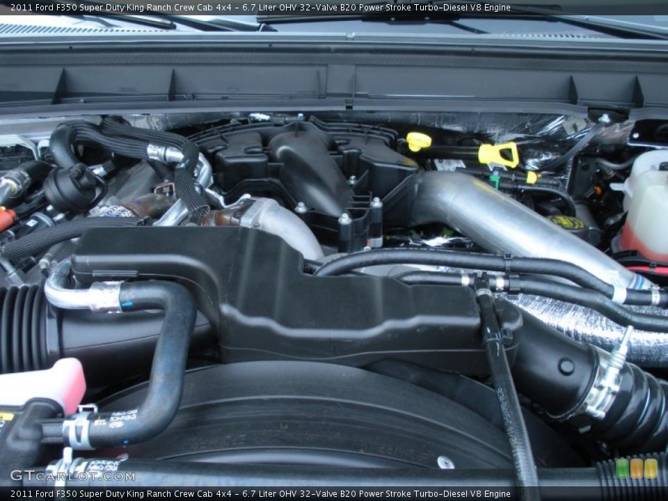 6.7 Liter OHV 32-Valve B20 Power Stroke Turbo-Diesel V8 Engine for the 2011 Ford F350 Super Duty #46561620