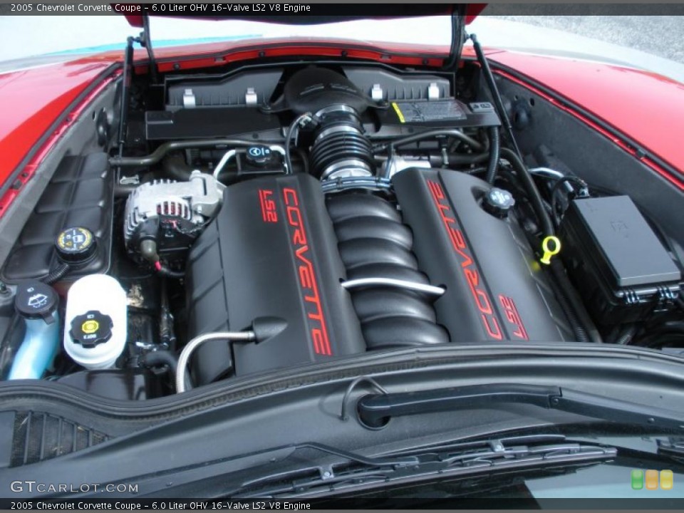 6.0 Liter OHV 16-Valve LS2 V8 Engine for the 2005 Chevrolet Corvette #46564951