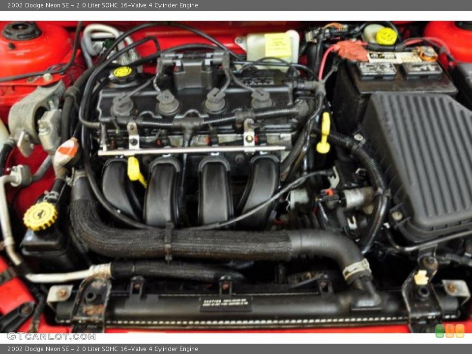 2.0 Liter SOHC 16-Valve 4 Cylinder Engine for the 2002 Dodge Neon #46565410