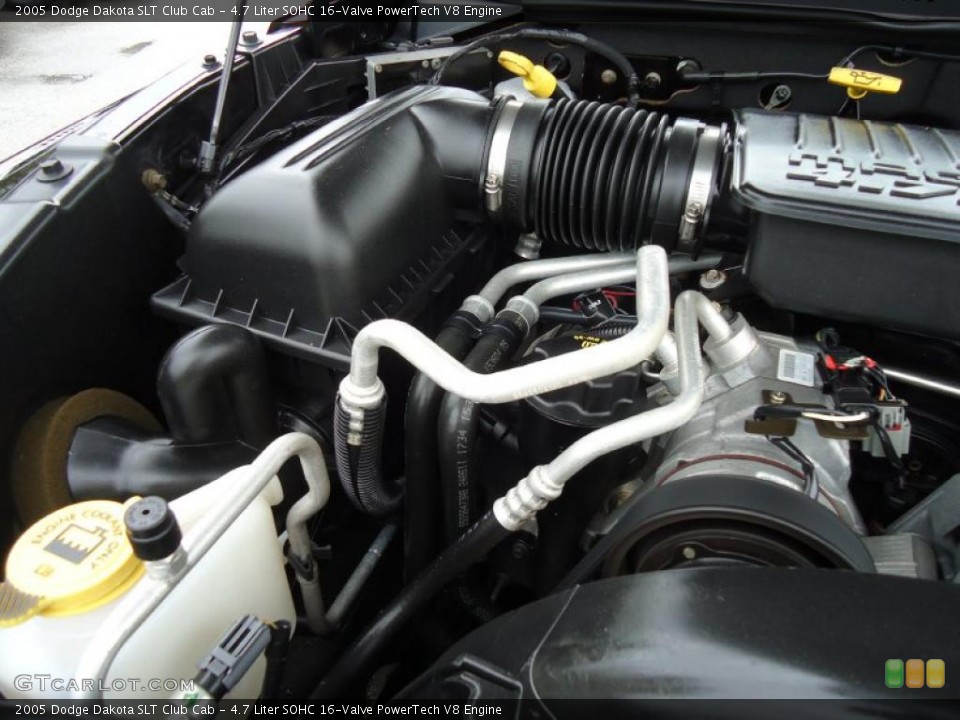 4.7 Liter SOHC 16-Valve PowerTech V8 Engine for the 2005 Dodge Dakota #46570066