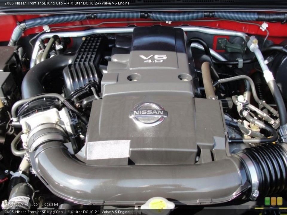 4.0 Liter DOHC 24-Valve V6 Engine for the 2005 Nissan Frontier #46579484