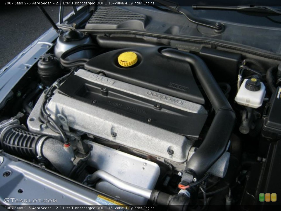 2.3 Liter Turbocharged DOHC 16-Valve 4 Cylinder Engine for the 2007 Saab 9-5 #46580120