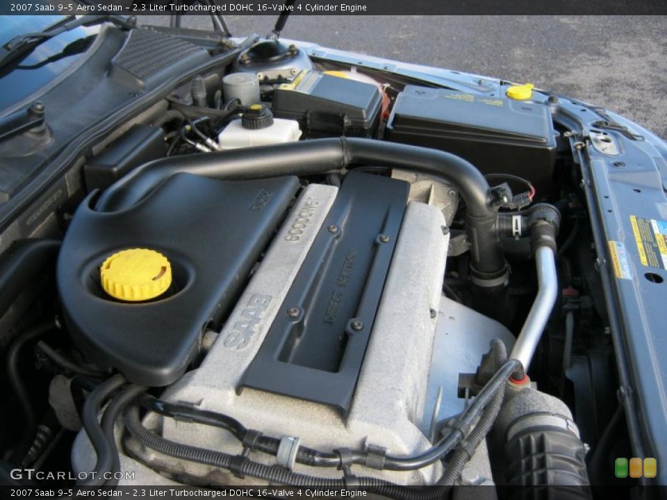 2.3 Liter Turbocharged DOHC 16-Valve 4 Cylinder Engine for the 2007 Saab 9-5 #46580123