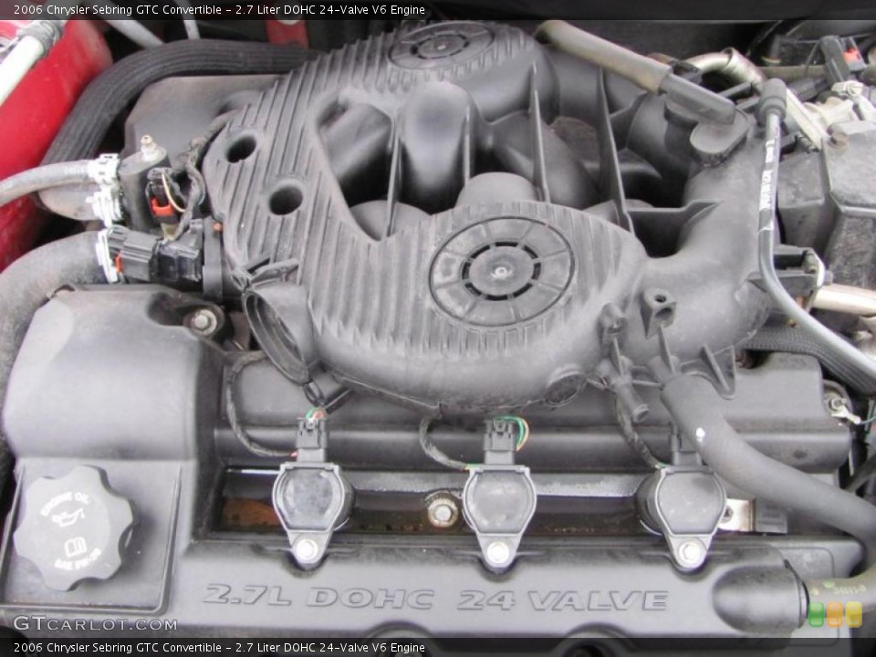 2.7 Liter DOHC 24-Valve V6 Engine for the 2006 Chrysler Sebring #46587033