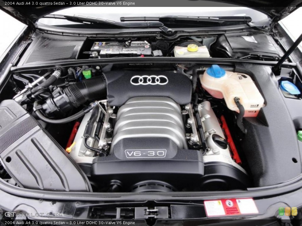 3.0 Liter DOHC 30-Valve V6 Engine for the 2004 Audi A4 #46588734