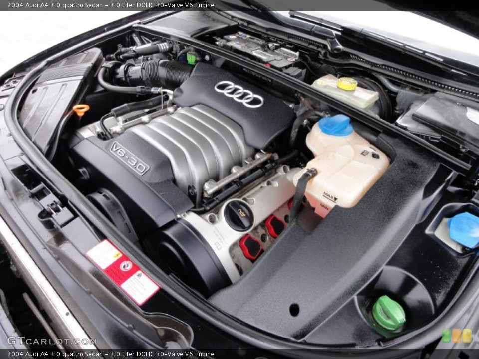 3.0 Liter DOHC 30-Valve V6 Engine for the 2004 Audi A4 #46588752