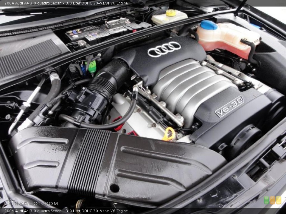 3.0 Liter DOHC 30-Valve V6 Engine for the 2004 Audi A4 #46588767