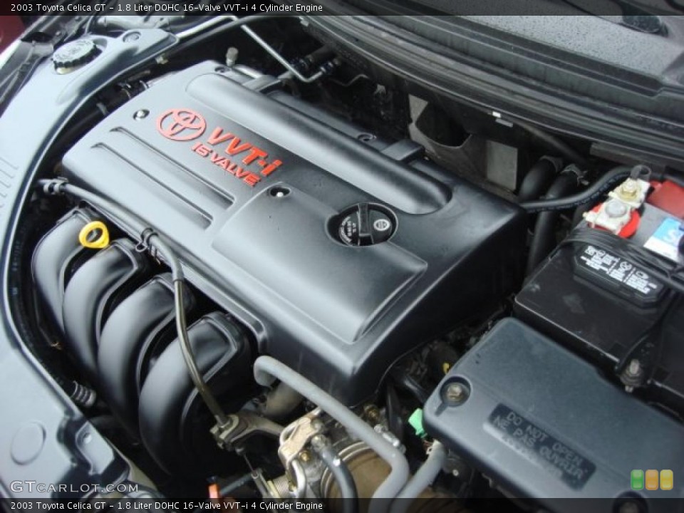 1.8 Liter DOHC 16-Valve VVT-i 4 Cylinder Engine for the 2003 Toyota Celica #46618261