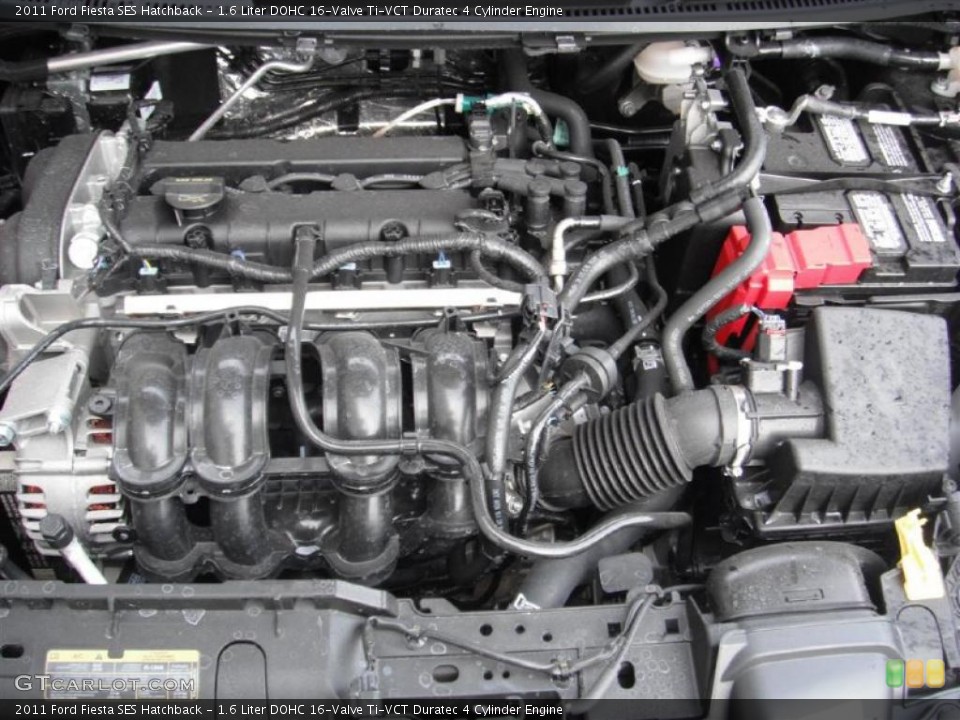 1.6 Liter DOHC 16-Valve Ti-VCT Duratec 4 Cylinder Engine for the 2011 Ford Fiesta #46621039