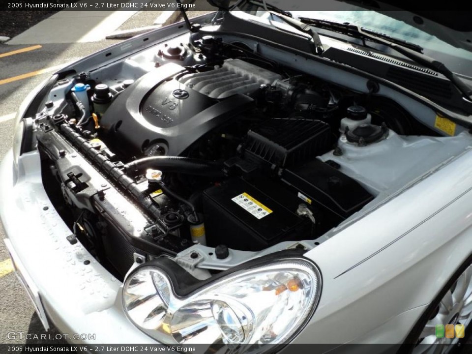 2.7 Liter DOHC 24 Valve V6 Engine for the 2005 Hyundai Sonata #46624099