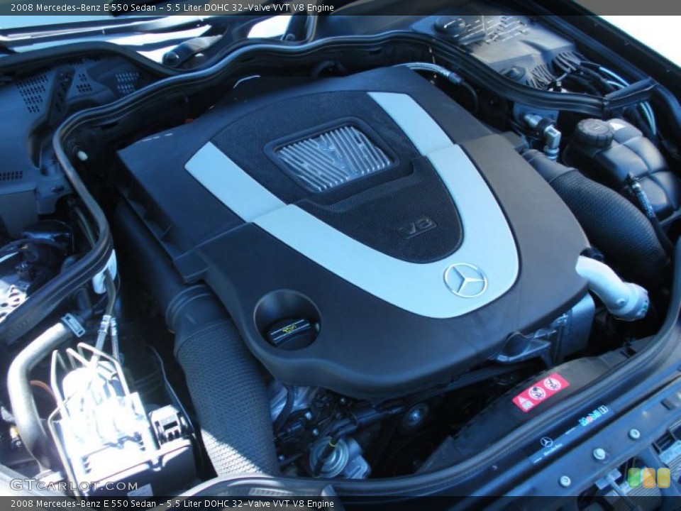 5.5 Liter DOHC 32-Valve VVT V8 Engine for the 2008 Mercedes-Benz E #46625392