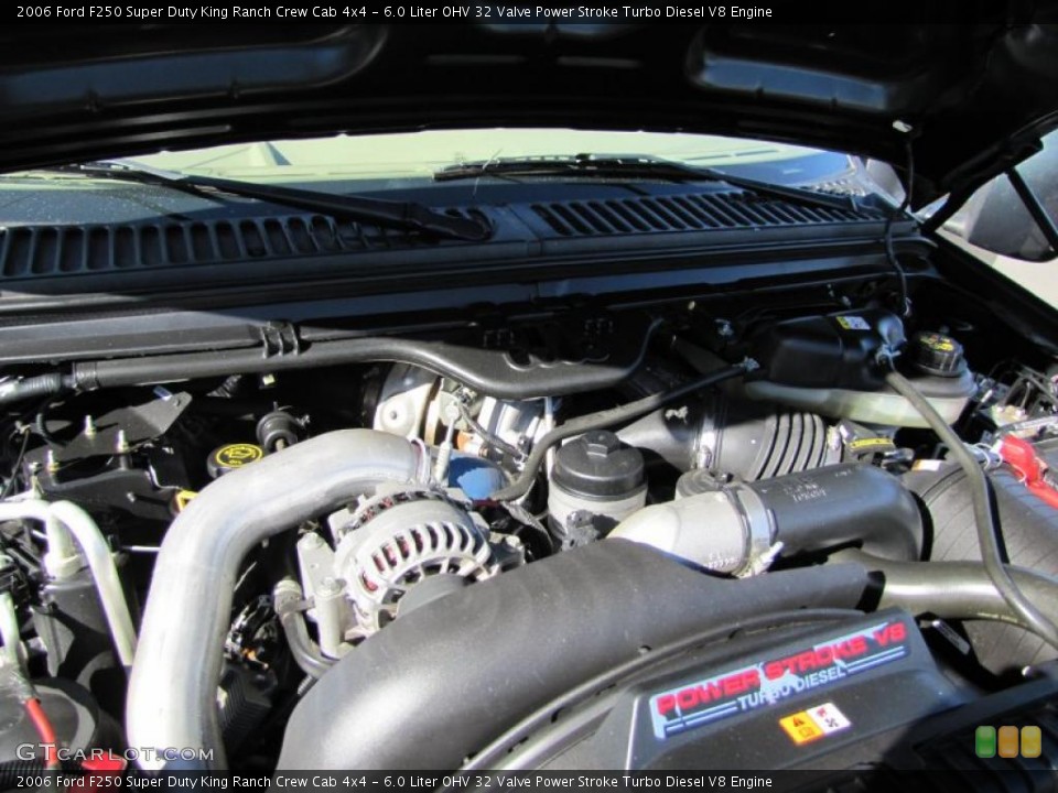 6.0 Liter OHV 32 Valve Power Stroke Turbo Diesel V8 Engine for the 2006 Ford F250 Super Duty #46625398