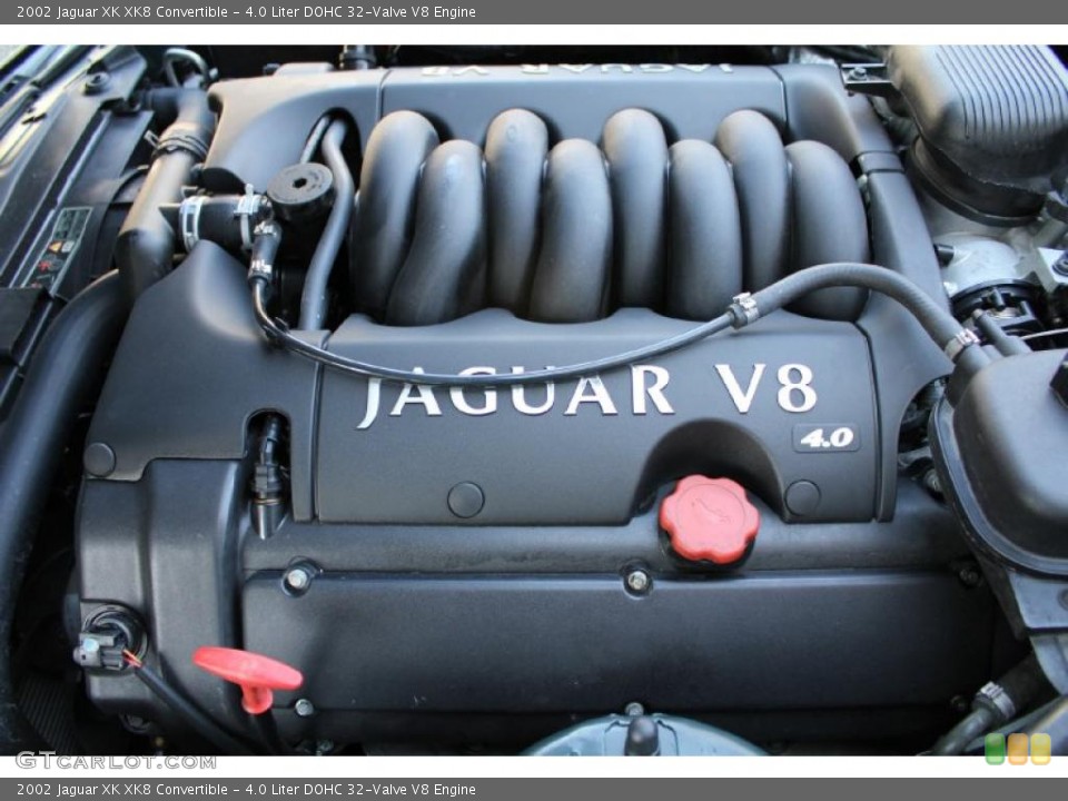 4.0 Liter DOHC 32-Valve V8 2002 Jaguar XK Engine
