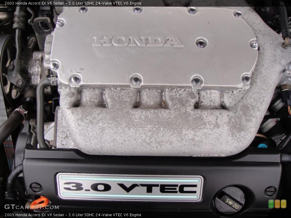 3.0 Liter SOHC 24-Valve VTEC V6 Engine for the 2003 Honda Accord #46644065