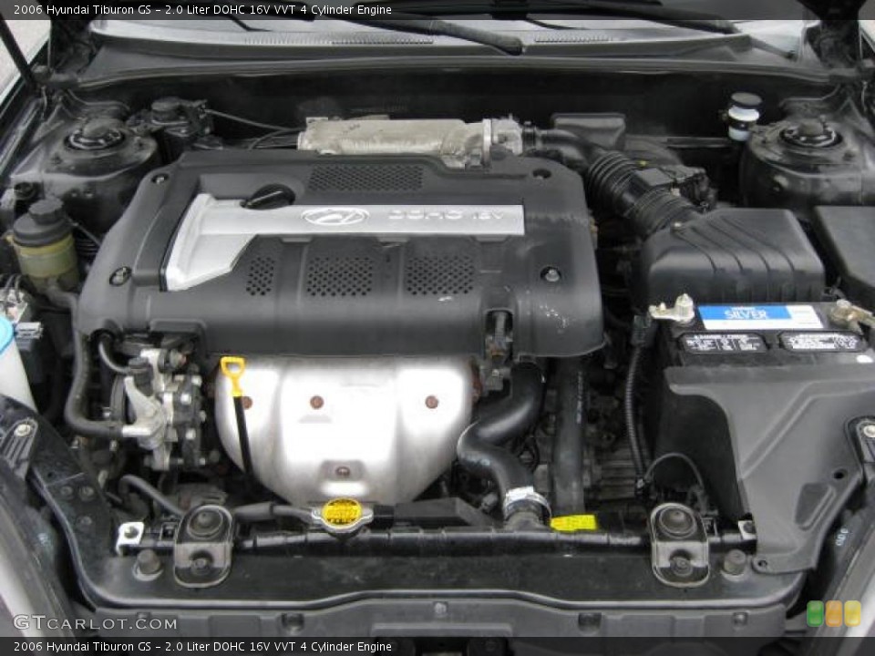 2.0 Liter DOHC 16V VVT 4 Cylinder Engine for the 2006 Hyundai Tiburon #46647890