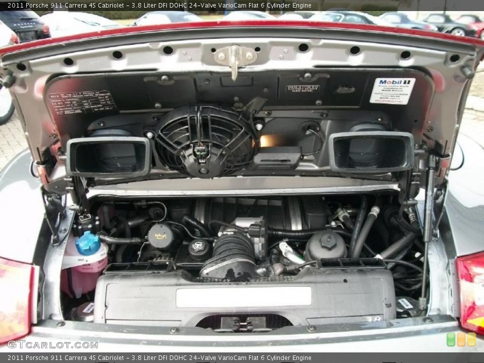 3.8 Liter DFI DOHC 24-Valve VarioCam Flat 6 Cylinder Engine for the 2011 Porsche 911 #46650317