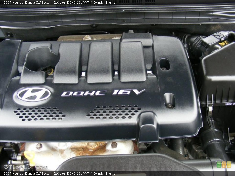 2.0 Liter DOHC 16V VVT 4 Cylinder Engine for the 2007 Hyundai Elantra #46650383