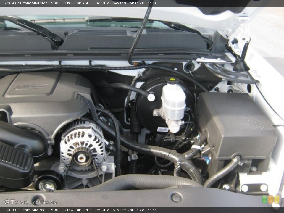 4.8 Liter OHV 16-Valve Vortec V8 Engine for the 2009 Chevrolet Silverado 1500 #46652672