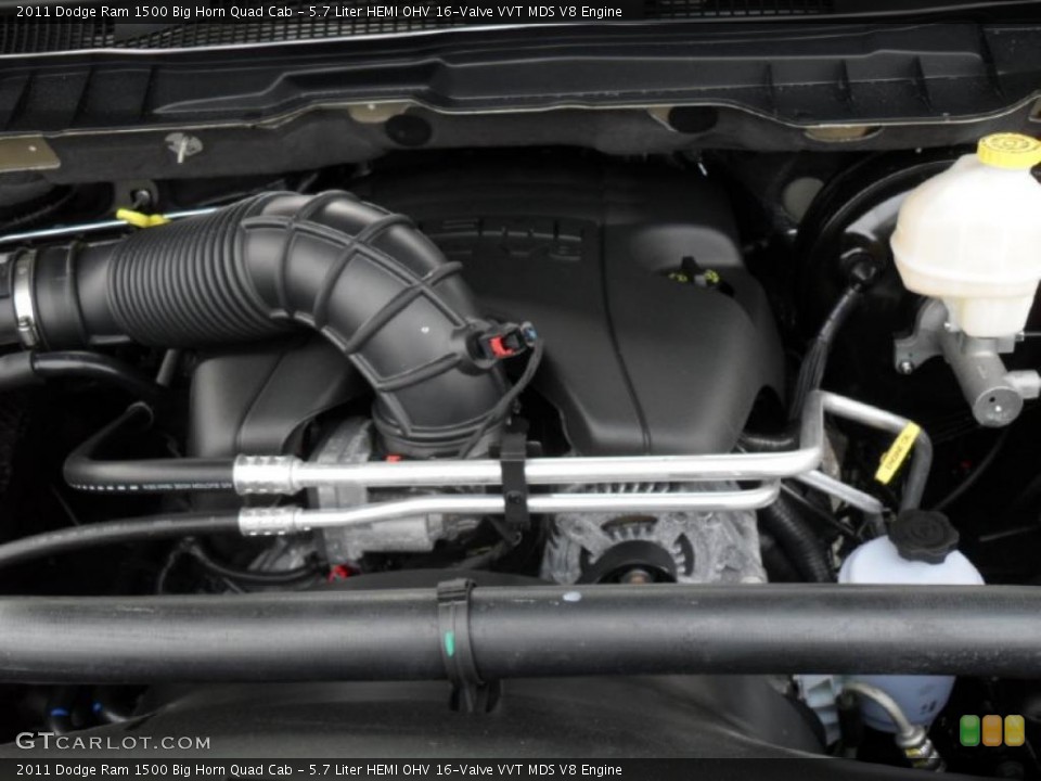 5.7 Liter HEMI OHV 16-Valve VVT MDS V8 Engine for the 2011 Dodge Ram 1500 #46654943