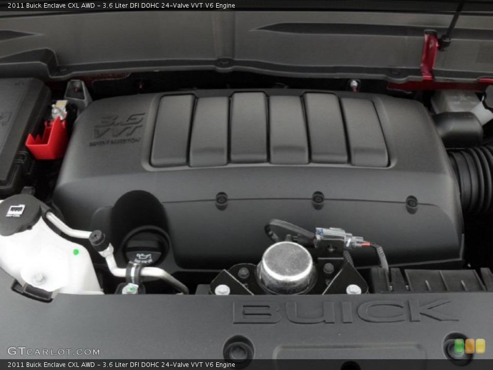 3.6 Liter DFI DOHC 24-Valve VVT V6 Engine for the 2011 Buick Enclave #46659740