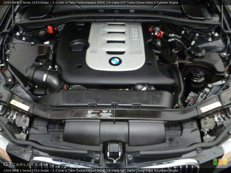 3.0 Liter d Twin-Turbocharged DOHC 24-Valve VVT Turbo Diesel Inline 6 Cylinder Engine for the 2009 BMW 3 Series #46661921