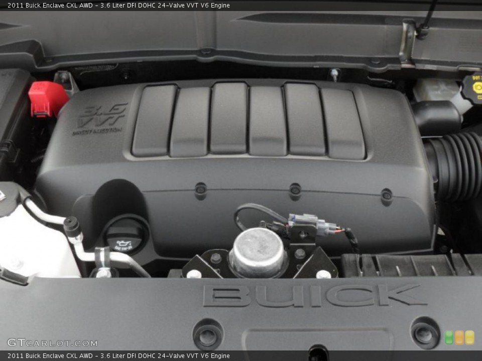 3.6 Liter DFI DOHC 24-Valve VVT V6 Engine for the 2011 Buick Enclave #46662869
