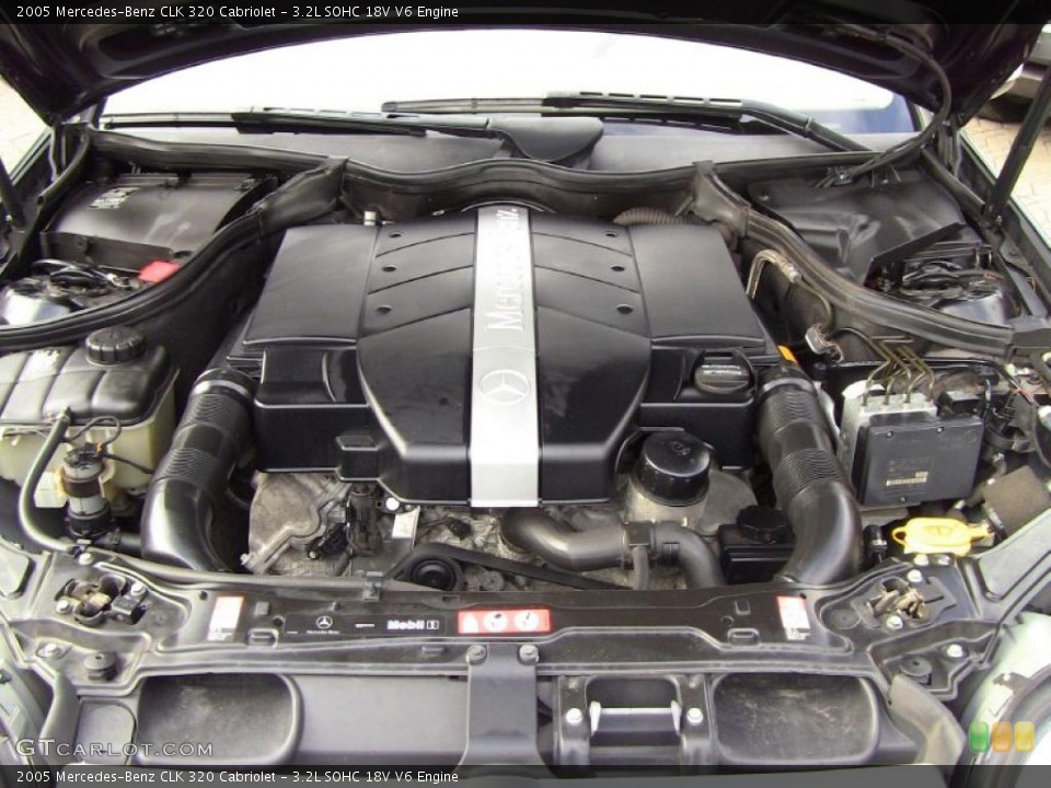 3.2L SOHC 18V V6 Engine for the 2005 Mercedes-Benz CLK #46665542