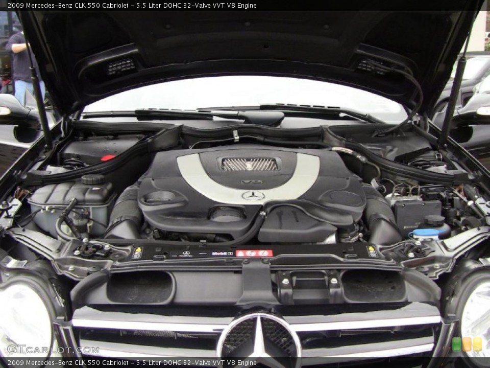 5.5 Liter DOHC 32-Valve VVT V8 Engine for the 2009 Mercedes-Benz CLK #46666160