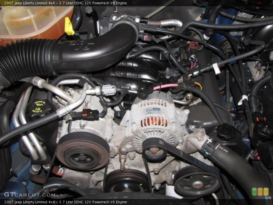 3.7 Liter SOHC 12V Powertech V6 Engine for the 2007 Jeep Liberty #46675400