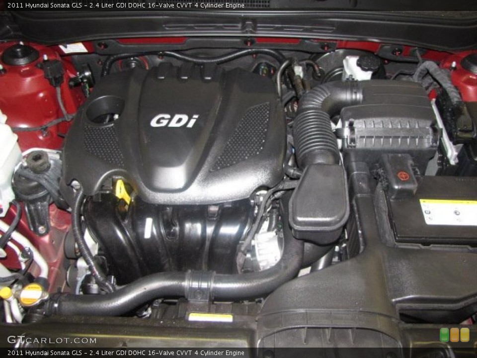 2.4 Liter GDI DOHC 16-Valve CVVT 4 Cylinder Engine for the 2011 Hyundai Sonata #46675691