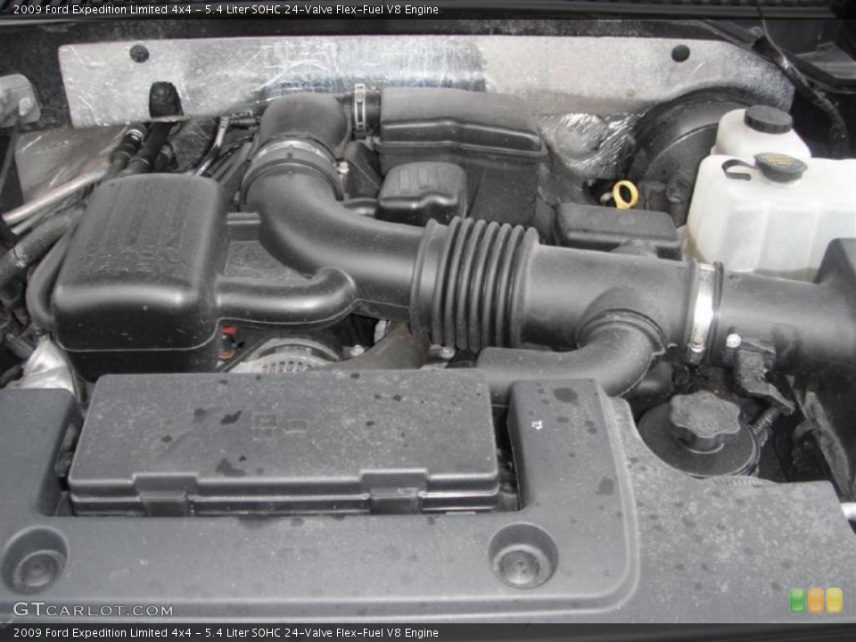 5.4 Liter SOHC 24-Valve Flex-Fuel V8 Engine for the 2009 Ford Expedition #46676759
