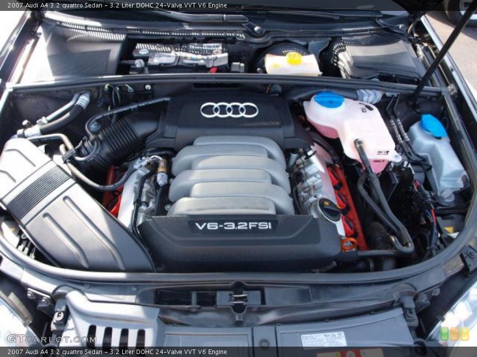 3.2 Liter DOHC 24-Valve VVT V6 Engine for the 2007 Audi A4 #46677416