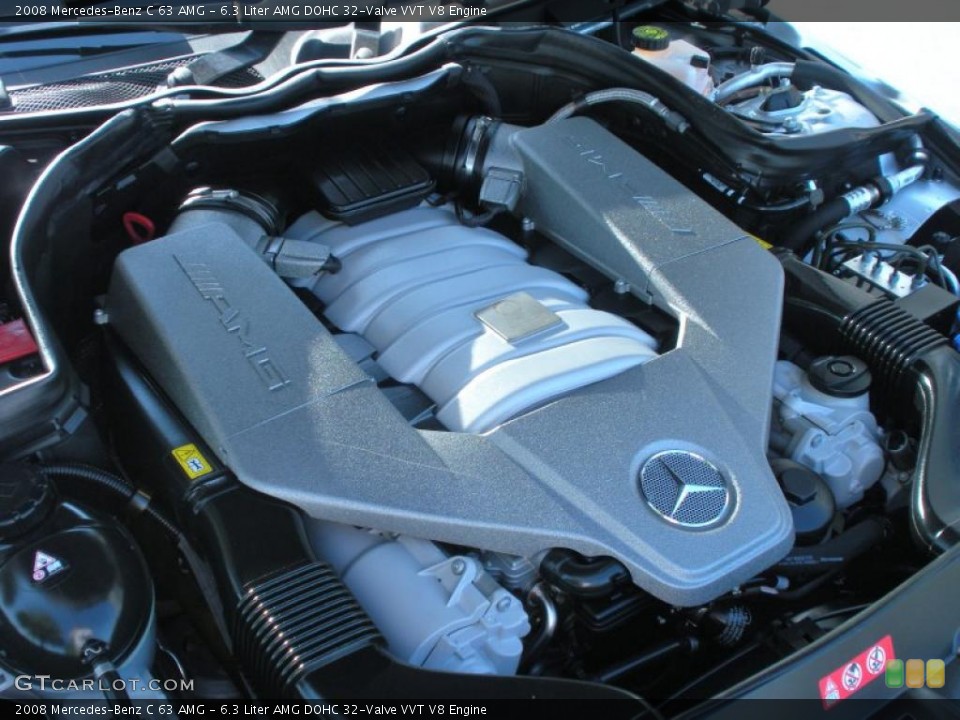 6.3 Liter AMG DOHC 32-Valve VVT V8 Engine for the 2008 Mercedes-Benz C #46678739