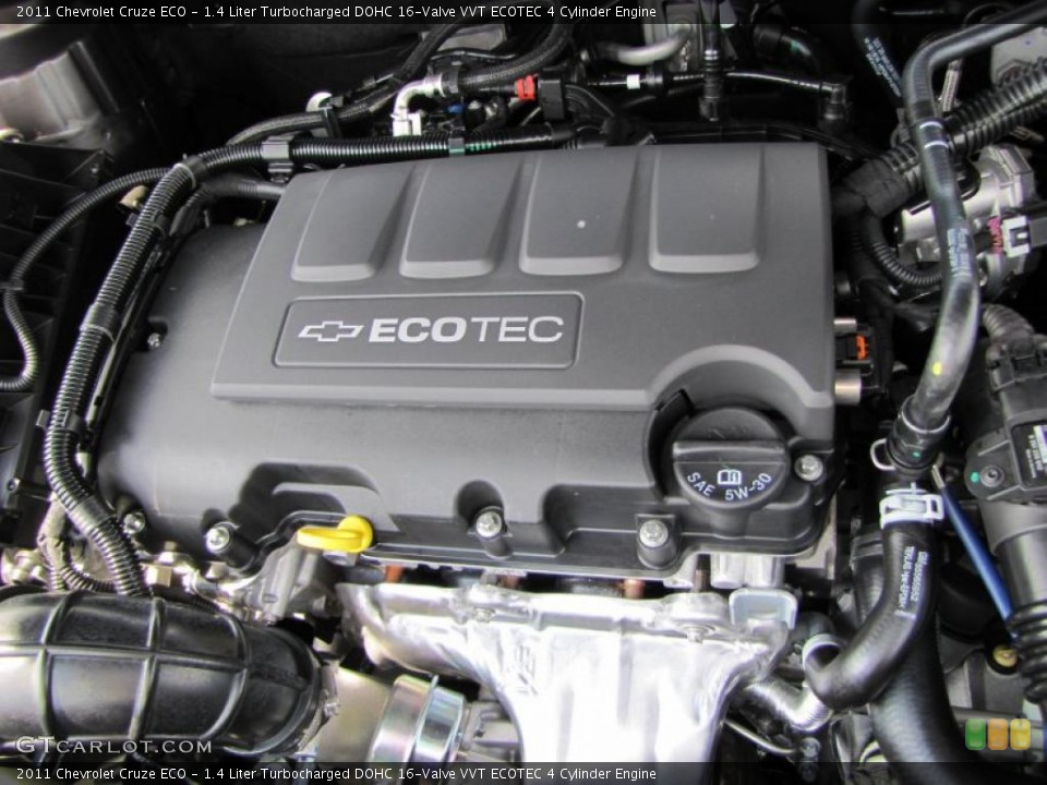 1.4 Liter Turbocharged DOHC 16-Valve VVT ECOTEC 4 Cylinder Engine for the 2011 Chevrolet Cruze #46679225