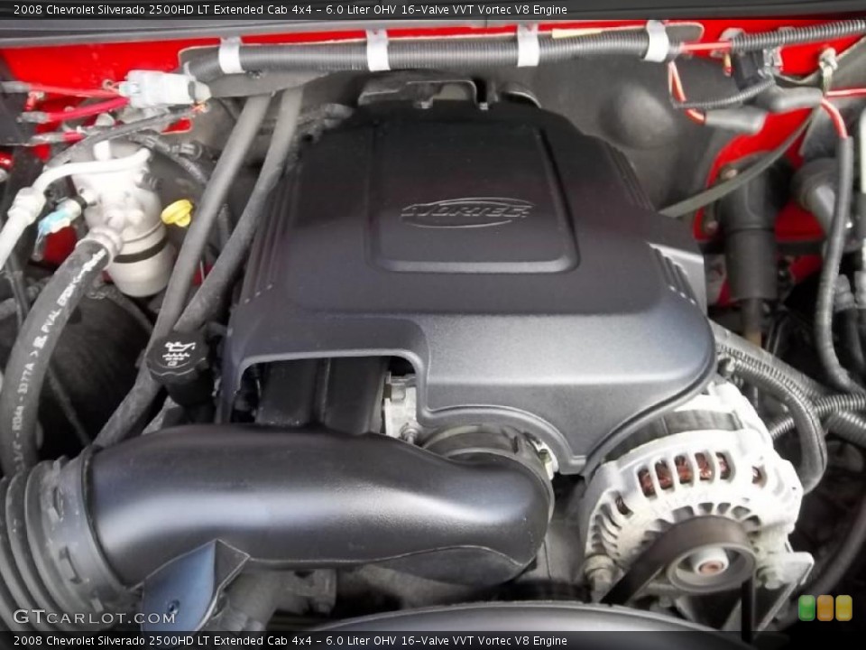 6.0 Liter OHV 16-Valve VVT Vortec V8 Engine for the 2008 Chevrolet Silverado 2500HD #46688069